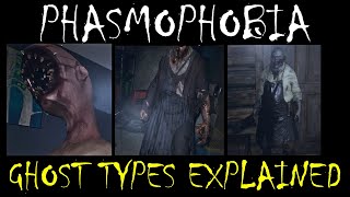 Phasmophobia Guide 7  Ghost types explained and tips amp tricks [upl. by Marne]