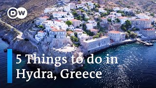 5 Things to do on the Island of Hydra Greece [upl. by Attenol]