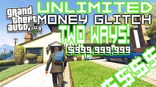 EASIEST GTA 5 MONEY GLITCH TWO WAYS STORY MODE Xbox One amp PS4 [upl. by Averill]