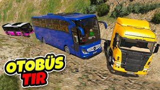 Güçlü Tırlar ve Otobüsler Dağdan İniş Yolunda  GTA 5 [upl. by Austen214]