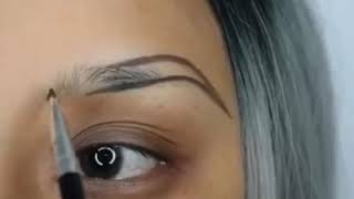 COMMENT TRACER SES SOURCILS😱 avec du gel à sourcils [upl. by Averill]