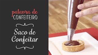 Como usar o saco de confeitar  Palavra de Confeiteiro [upl. by Alimhaj]