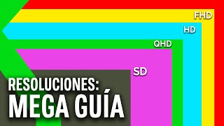 RESOLUCIONES DE PANTALLA Diferencias 4K FHD QHD y UHD [upl. by Alian]