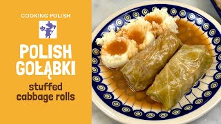 Stuffed Cabbage Rolls  Polish Gołąbki  A Step by Step Tutorial [upl. by Buskirk]