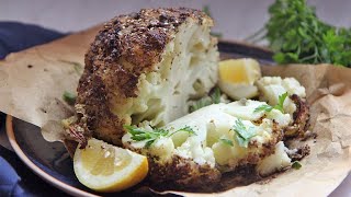 Roasting A Whole Head of Cauliflower [upl. by Ainatnas790]