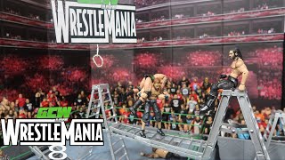 GCW Wrestlemania 8 FULL SHOW WWE Action Figures PPV [upl. by Celeste311]