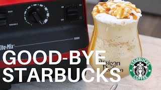 How To Make The BEST Caramel Macchiato Frappuccino At Home [upl. by Beesley]