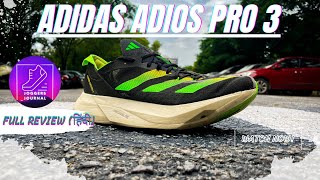 Adidas Adizero Adios Pro 3FULL REVIEW हिंदी [upl. by Aneras]