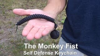 Monkey Fist Self Defense Keychain by Survival Hax [upl. by Ahseenak]