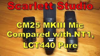 Scarlett Studio CM25 MKIII Microphone [upl. by Rosse]