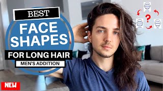 ✅ Best Face Shapes For Long Hair As a Guy  The Mens Addition [upl. by Leboff335]