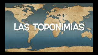 La toponimia [upl. by Faxun861]