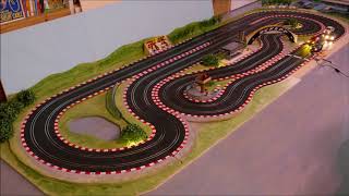 Modular Slotcar Track with Scenery Harthäuser Hurtigring [upl. by Kin]