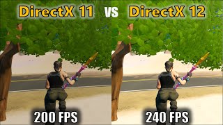 DirectX 11 vs DirectX 12  GTX 1660 Super Fortnite Season 5  Low Settings 1080p [upl. by Sirak]