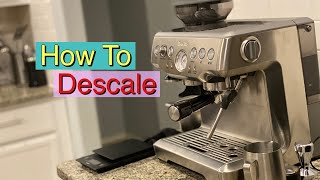 Descaling Breville Barista Express  Step By Step Instructions [upl. by Kelli]