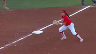 Softball Infield Ready Position Softball Fielding Tips [upl. by Yrred]