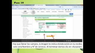 Como sacar el recibo de Luz por Internet CFE Actualizado 2015 [upl. by Dinan]