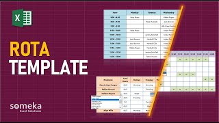 Rotation Schedule Excel Template  Free Excel Template for Employee Scheduling [upl. by Gnik]