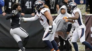 Michael Crabtree vs Aqib Talib Fight  Broncos vs Raiders  NFL [upl. by Assened]