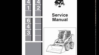 Bobcat 641 642 and 643 SkidSteer Loader Service Manual [upl. by Okihsoy121]