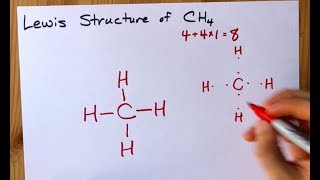 How to Draw the Lewis Structure of CH4 methane [upl. by Maya]