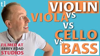 Violin vs Viola vs Cello vs Bass [upl. by Jeu372]