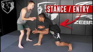 Wrestling for MMA Stance amp Entry for Takedowns [upl. by Yeldua]