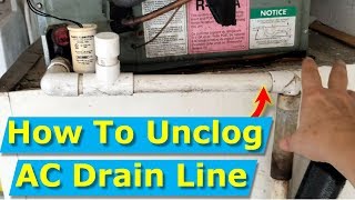 How to Unclog AC Drain Line Fast 3 Seconds Avoid Repairman [upl. by Sundin395]