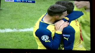 Aaron Ramsey goal against Galatasaray [upl. by Irb]