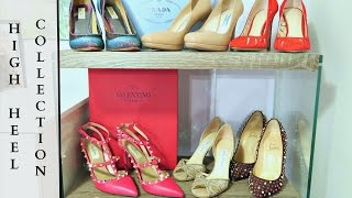 HIGH HEEL COLLECTION  SHOE TRY ON AND REVIEW [upl. by Nemaj264]