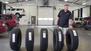 Tire Comparison video with the General Grabber ATX BF Goodrich KO2 and Goodyear DuraTrac [upl. by Eiram]