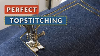 Sew Perfect Topstitching 8 Things You Need To Know [upl. by Lirba]