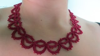 Needle Tatting Necklace [upl. by Willyt]