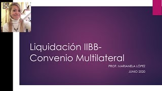 Impuestos II  Ejercicio integral Convenio Multilateral IIBB Prof Marianela López [upl. by Pears]