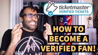 HOW TO SIGN UP FOR TICKETMASTER VERIFIED FAN PRESALE CODES  3 TIPS TO IMPROVE YOUR ODDS [upl. by Hetty]