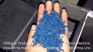 Plastic Granules Making Machine GRANULEX 100D [upl. by Hein]