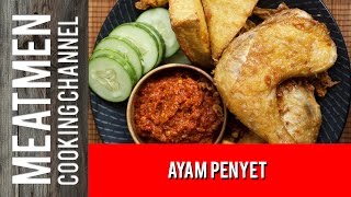 Ayam Penyet  印尼炸鸡 [upl. by Motteo]