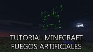 Tutorial Minecraft  Cómo Hacer Fuegos Artificiales Guía Completa [upl. by Annahoj]