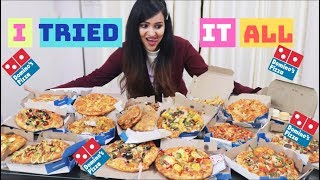 I ORDERED THE entire DOMINOS MENU 😧 [upl. by Latton]