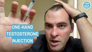 One Handed Testosterone Gluteal Injection [upl. by Sana]