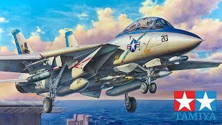 F14D TOMCAT full video build TAMIYA [upl. by Adam]