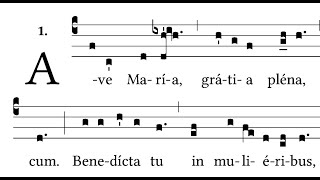 Ave Maria  Gregorian Chant [upl. by Romulus]