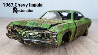 1967 Vintage Chevy Impala Model Restoration [upl. by Devaney]