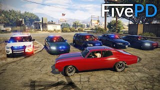 GTA 5 FivePD 6  Cop Car Joyride My Run [upl. by Elroy]