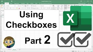 Using Checkboxes in Excel  Part 2 [upl. by Smitt]