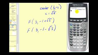 Conic Sections The Ellipse part 1 of 2 [upl. by Woolcott]