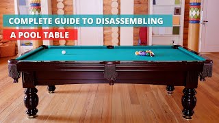 How to Disassemble a Pool Table THE RIGHT WAY [upl. by Aztinay]