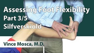 Assessing Foot Flexibility Part 03 Silfverskiold [upl. by Lenee]