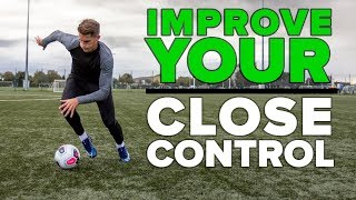 MASTER THE CLOSE CONTROL  Improve your football skills [upl. by Haliled776]