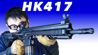 東京マルイ HK417 アーリーバリアント Tokyo Marui HK417 early variant  次世代電動ガン フラッグシップモデル レビュー164 [upl. by Isyak]